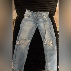 American eagle curvy straight jeans